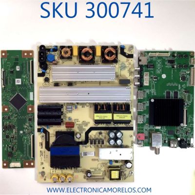 KIT DE TARJETAS PARA TV ONN / MAIN MS16010-ZC01-01/ 515C16010M08/ FUENTE TV7001-ZC02-01 / TV7001-ZC02-01 / T-CON RUNTK0334FVYR / 1P-0171X00-40SB/ DISPLAY JE695R3HB9L / MODELO 100012588